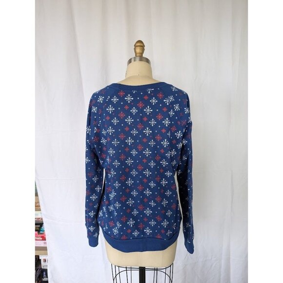 Disney Stitch Sweatshirt Women's Size Medium Ugly Christmas Sweater LIGHT UP - Picture 2 of 4